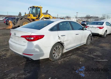 2017 Hyundai Sonata Sport из США, поврежденный, VIN 5NPE34AF5HH467811